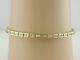 14K Yellow Gold Plated Silver 5Ct Simulated Diamond Tennis Bracelet Jewelry Gift