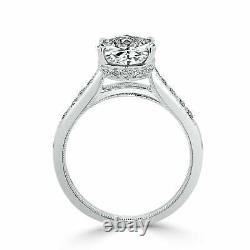 2.75 Ct Oval Simulated Diamond Solitaire Ring Jewelry Gift 925 Sterling Silver