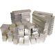 500 Silver Foil Cotton Filled Jewelry Gift Boxes