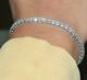 6Ct Round Cut Moissanite Women Tennis Bracelet Birthday Gift 925 Sterling Silver