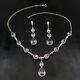 75% OFF Jewelry Sets Sterling 925 Silver Hermosa Amethyst Gifts Necklace Earring