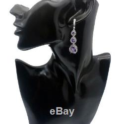 75% OFF Jewelry Sets Sterling 925 Silver Hermosa Amethyst Gifts Necklace Earring