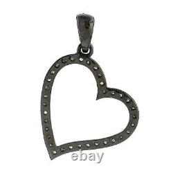 925 Silver Heart shaped necklace Pendant Wedding jewelry. Wife's necklace gift
