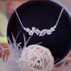 925 Silver Women Jewelry Gifts Luxury Cubic Zircon Anniversary Necklace Pendant