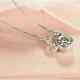 925 Sterling Silver 1.80 Ct Real Moissanite Pendant Chain Pendant Gift For Her