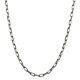 925 Sterling Silver 4.8mm Elongated Cuban Link Chain Necklace Pendant Charm