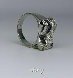 925 Sterling Silver Art Deco Antique Vintage Engagement Gift Ring 1.2 CT Diamond
