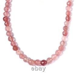 925 Sterling Silver Beaded Necklace Jewelry Gift for Women Size 20 Ct 170