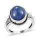 925 Sterling Silver Blue Tanzanite Solitaire Ring Jewelry Gift Size 6 Ct 6.1