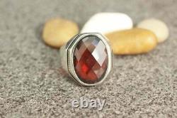 925 Sterling Silver Certified Ruby Men's Ring Handmade Jewelry Gift Free Ship