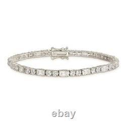 925 Sterling Silver Cubic Zirconia Cz Tennis Bracelet Fine Jewelry Women Gifts