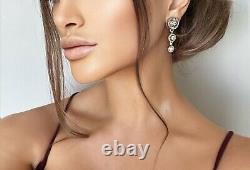 925 Sterling Silver & Elegant Drop Earrings NWOT Gift Bridal Jewelry wedding