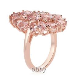 925 Sterling Silver Fashionable Cluster Ring Jewelry Gift for Women Ct 3.9