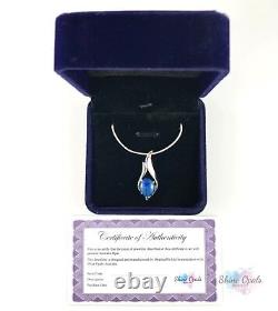 925 Sterling Silver Genuine Opal Necklace Pendant, Australian Opal, Jewelry Gift