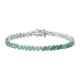 925 Sterling Silver Grandidierite Tennis Bracelet Jewelry Gift Size 7.25 Ct 9.7