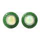 925 Sterling Silver Green Jade Opal Stud Solitaire Earrings Jewelry Gift Ct 8.9