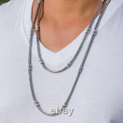 925 Sterling Silver Italy Chains Necklace Thin Style Men Women Gift VY Jewelry