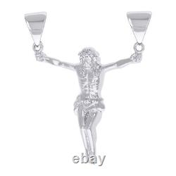 925 Sterling Silver Jesus Religious Charm Pendant Fine Jewelry Gift for Mens