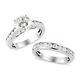 925 Sterling Silver Moissanite Band Ring Jewelry Gift for Women Cts 2.7