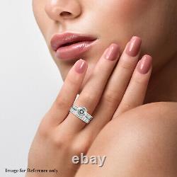925 Sterling Silver Moissanite Band Ring Jewelry Gift for Women Cts 2.7