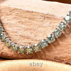 925 Sterling Silver Moissanite Tennis Bracelet Jewelry Gift Size 7.25 Ct 10