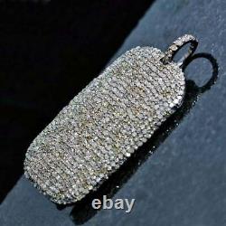 925 Sterling Silver Natural Pave Diamond Pendant Jewelry Anniversary Gift