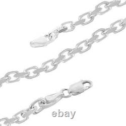 925 Sterling Silver Necklace Jewelry Gift for Women Size 24 33.20 Grams