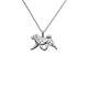 925 Sterling Silver Norwegian Elkhound Necklace Gift For Family Animal Jewelry