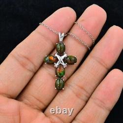 925 Sterling Silver Opal Pendant, Beautiful Pendant, Handmade jewelry Perfect Gift