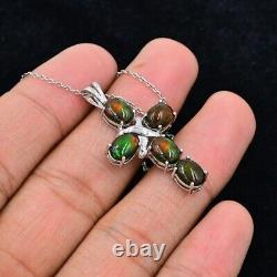 925 Sterling Silver Opal Pendant, Beautiful Pendant, Handmade jewelry Perfect Gift