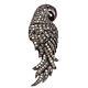 925 Sterling Silver Pave Diamond Parrot Pendant Handmade Fine Jewelry Gift Her