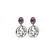 925 Sterling Silver Pink Gemstone Fine Dangle Drop Earrings Jewelry Gift For Her