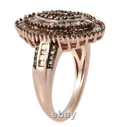 925 Sterling Silver White Diamond Ring Jewelry Gift for Women Size 8 Ct 0.6