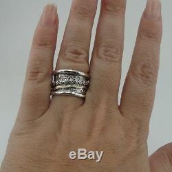 9K Gold 925 Sterling Silver Meditation Ring Wedding Fashion Jewelry Gifts