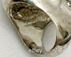 Alexander McQueen Silver Bee Skull Ring sz11 Boxed, Perfect Gift