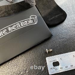 Authentic Chrome Hearts CH Cut Out Star Earring Stud + Original Pouch & Gift Bag