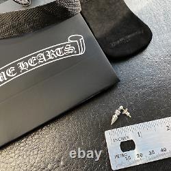 Authentic Chrome Hearts Drop Spike Small Dangling Earring + CH Pouch & Gift Bag