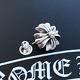 Authentic Chrome Hearts Large CH+ Earring Stud + Pouch & Gift Bag