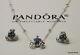 Authentic Pandora Disney Pumpkin Coach Collier Necklace Earrings Gift Set Box