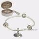 Authentic Pandora Sterling Silver Dazzling Wishes Bracelet Gift Set B801002-19
