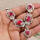 Awesome Natural Ruby Necklace 925 Sterling silver Handmade jewelry For Gift