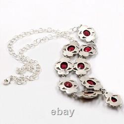 Awesome Natural Ruby Necklace 925 Sterling silver Handmade jewelry For Gift