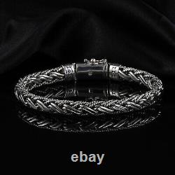 BALI LEGACY 925 Sterling Silver Braided Bracelet Jewelry Gift for Women Size 8