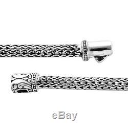 BALI LEGACY 925 Sterling Silver Citrine Bracelet Jewelry Gift Size 6.5 Ct 3.7