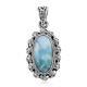 BALI LEGACY 925 Sterling Silver Larimar Pendant Jewelry Gift for Women Ct 10.3