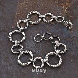 BALI LEGACY 925 Sterling Silver Link Bracelet Jewelry Gift for Women Size 7.5