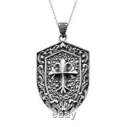 BALI LEGACY 925 Sterling Silver Pendant Necklace Jewelry Gift for Men Size 24