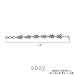 BALI LEGACY 925 Sterling Silver Turtle Bracelet for Women Jewelry Gift Size 7.5