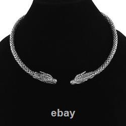BALI LEGACY Women 925 Sterling Silver Dragon Necklace Jewelry Gift Size 18