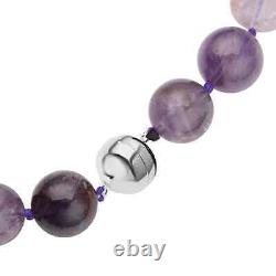 Beads Necklace Women Jewelry Gifts 925 Sterling Silver Rhodium Plated Size 20